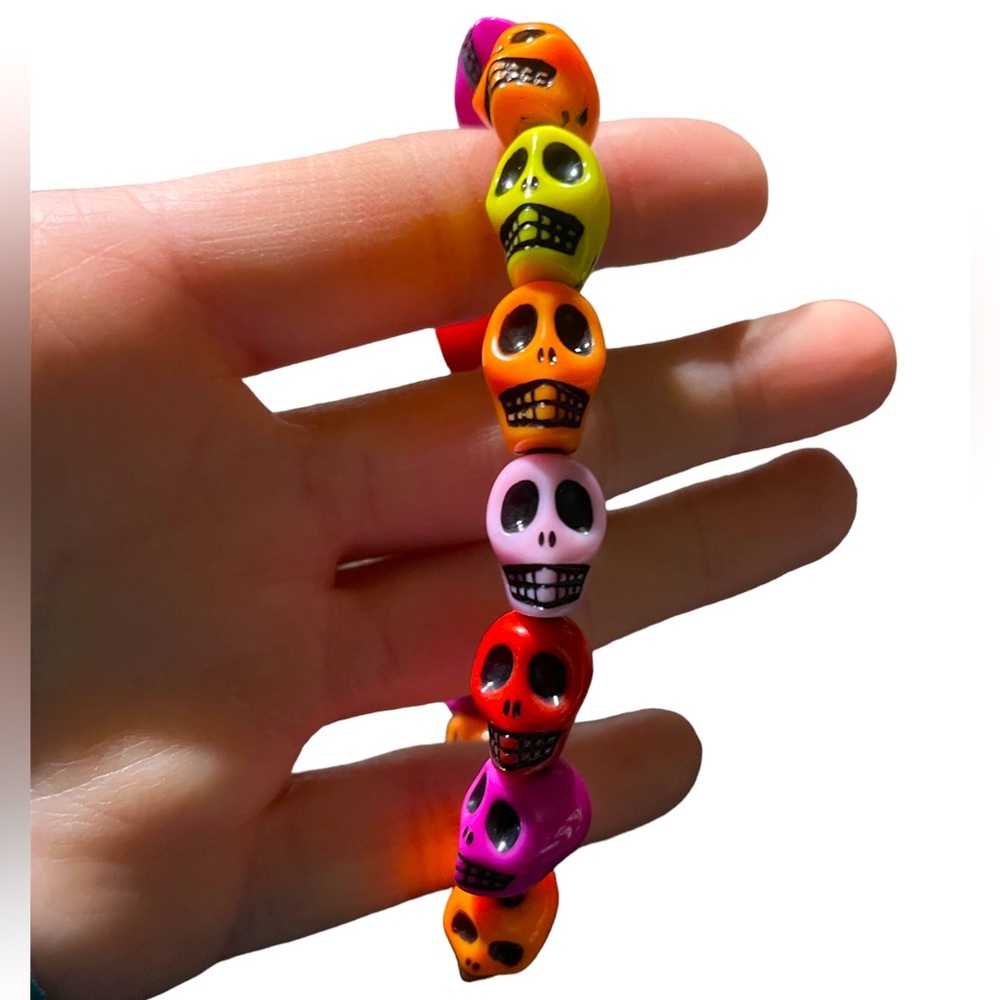 🔥 Skull beaded bracelet ✨